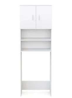 Waschmaschinenschrank 64 x 26 x 190 cm weiss