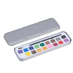 Wasserfarben Malkasten 18 Farben