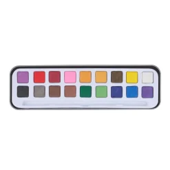 Wasserfarben Malkasten 18 Farben
