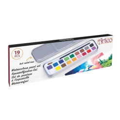Wasserfarben Malkasten 18 Farben