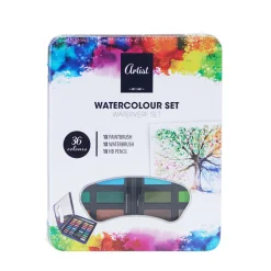 Wasserfarben Malkasten Set 36 Farben 4-teilig