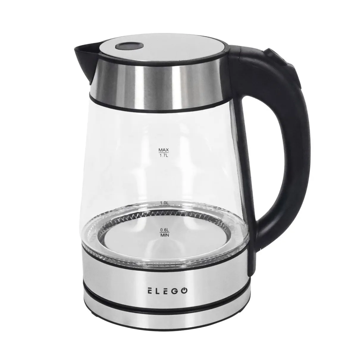 Wasserkocher Glas mit LED 1.7L