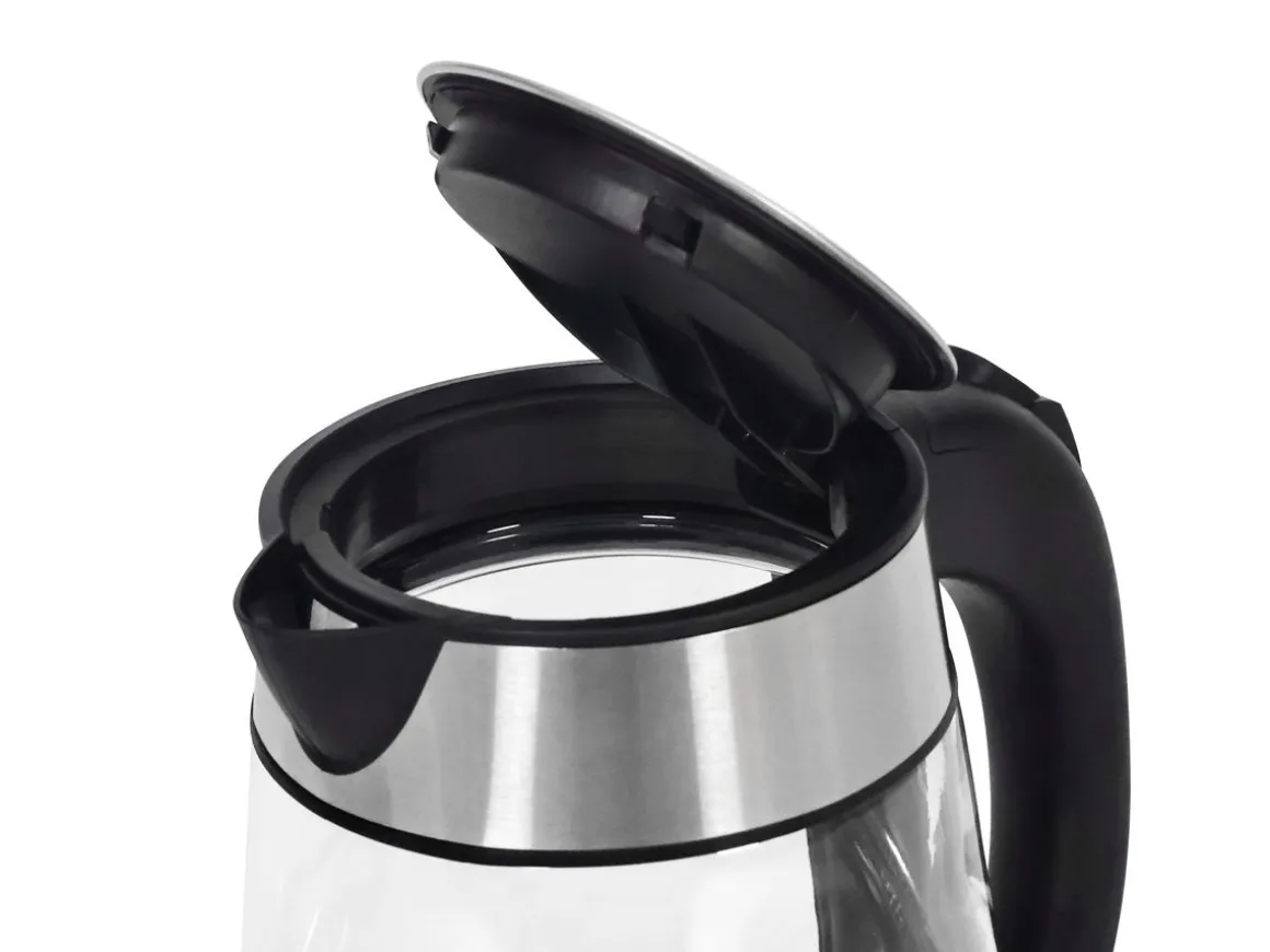 Wasserkocher Glas mit LED 1.7L