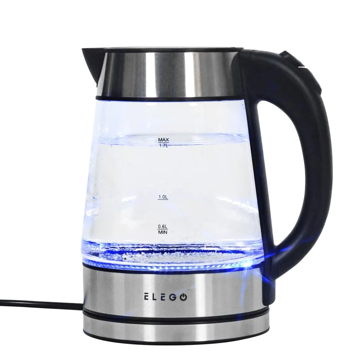 Wasserkocher Glas mit LED 1.7L