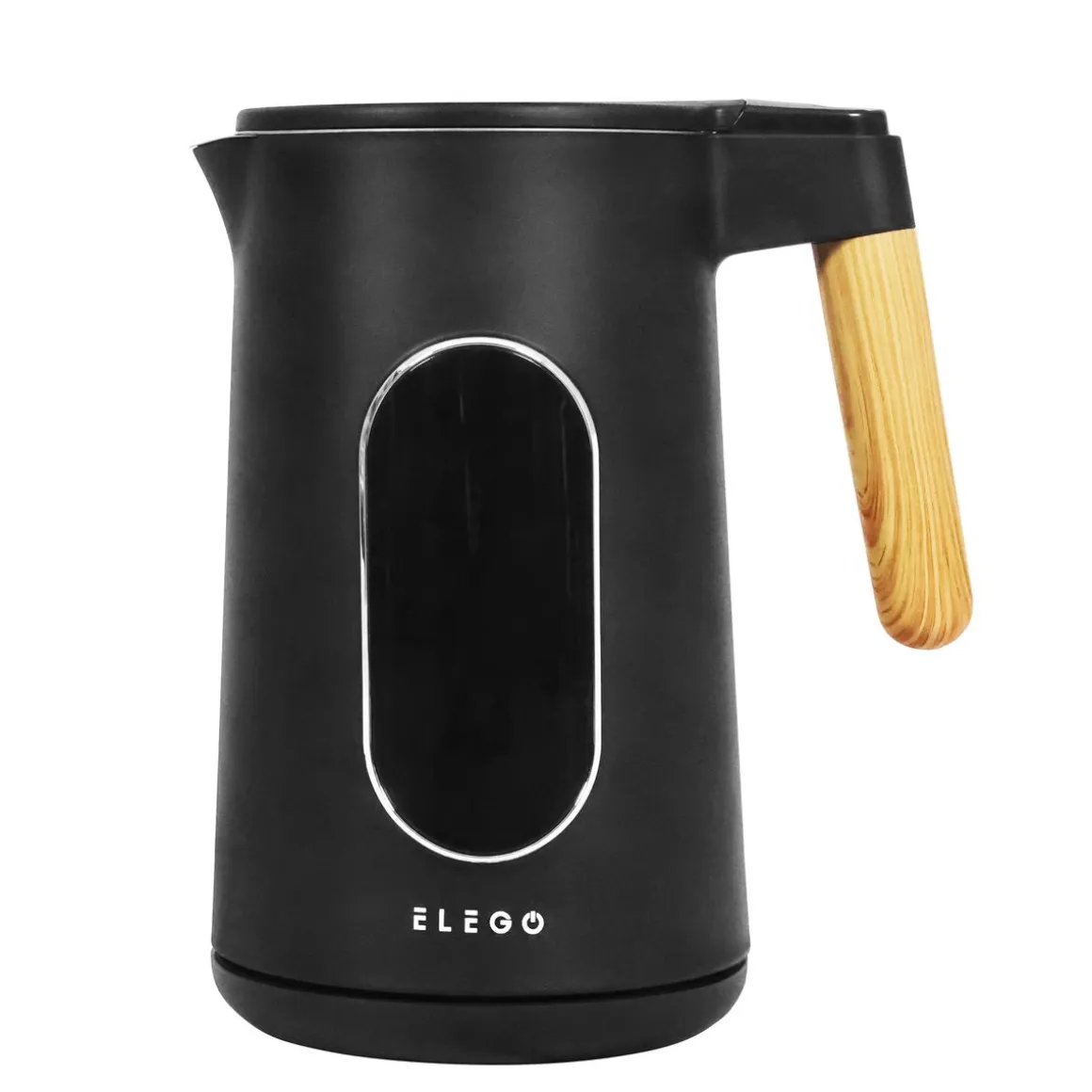 Wasserkocher mit Temperaturwahl 1.7L schwarz