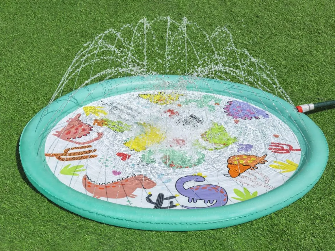Wassermatte mit Sprinkler Desert Dino 122 cm