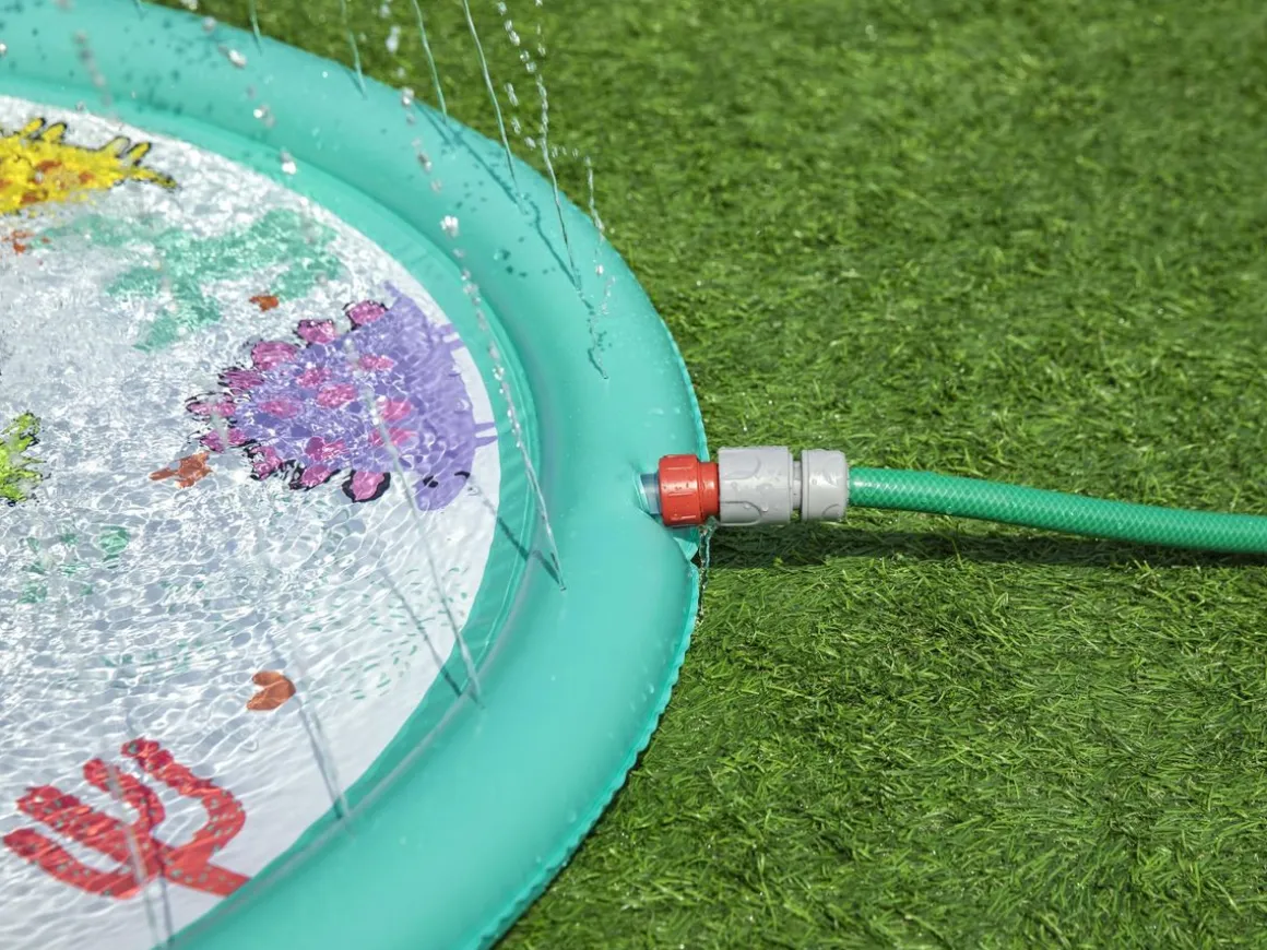 Wassermatte mit Sprinkler Desert Dino 122 cm