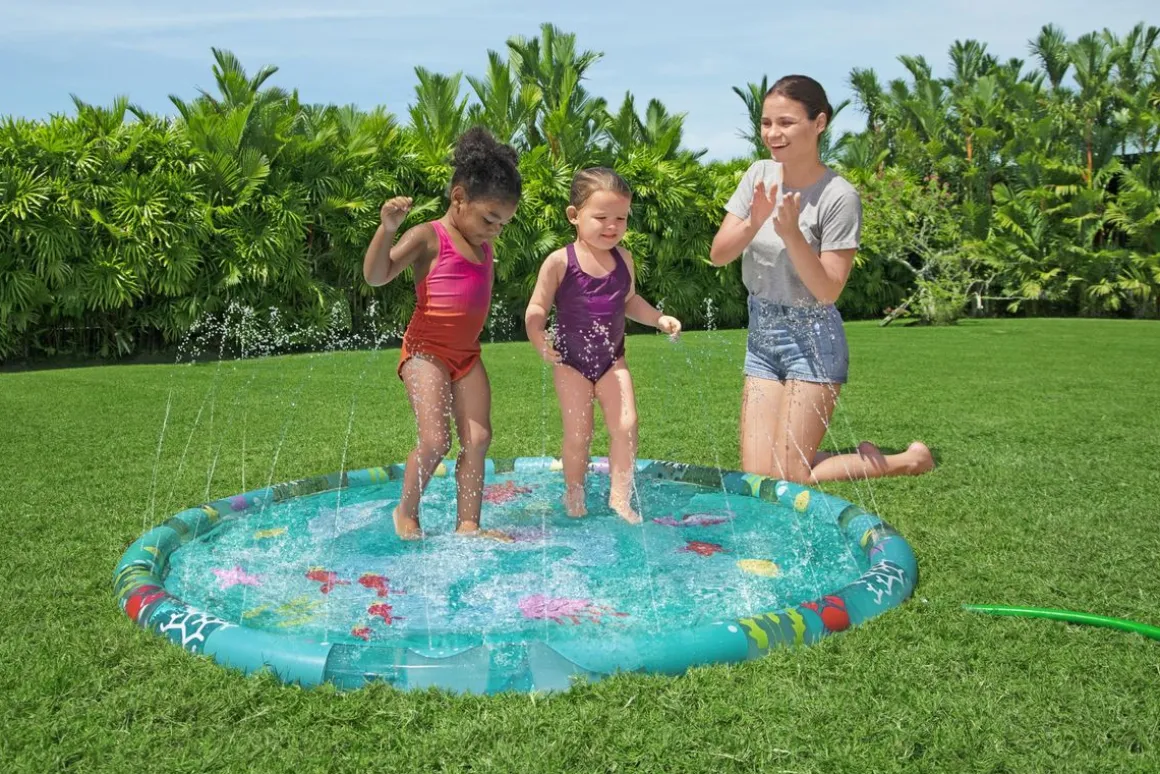 Wassermatte mit Sprinkler Underwater 165 cm