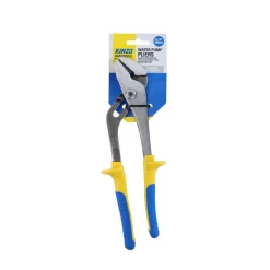 Wasserpumpenzange Stahl 25 cm blau/gelb
