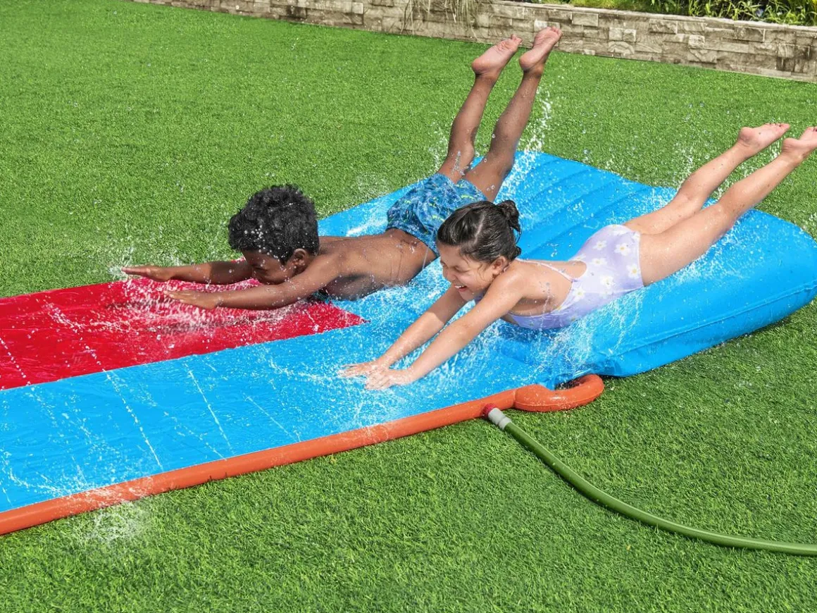 Wasserrutsche Tsunami Splash Ramp Double Slide H2OGO!