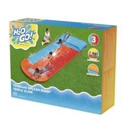 Wasserrutsche Tsunami Splash Ramp Triple Slide H2OGO!