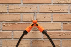 Wasserverteiler 2-Wege orange/schwarz