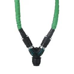 Wasserverteiler 2-Wege-Ventil 3/4" schwarz/grün