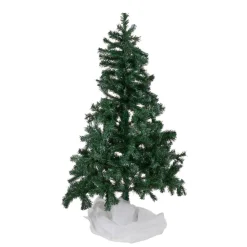 Weihnachtsbaumdecke 120 x 90 cm weiss