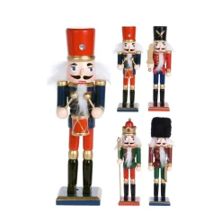 Weihnachtsdeko Nussknacker 18 cm bunt