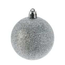 Weihnachtskugel Set 6 cm 35-teilig silber
