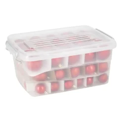 Weihnachtskugel Set 70-teilig rot