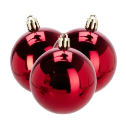 Weihnachtskugel Set 70-teilig rot