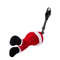 Weihnachtsmann Beine beweglich 35 cm rot