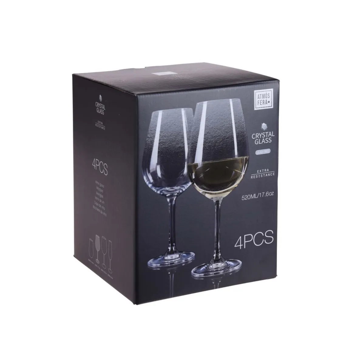 Weinglas 4er Set 520 ml