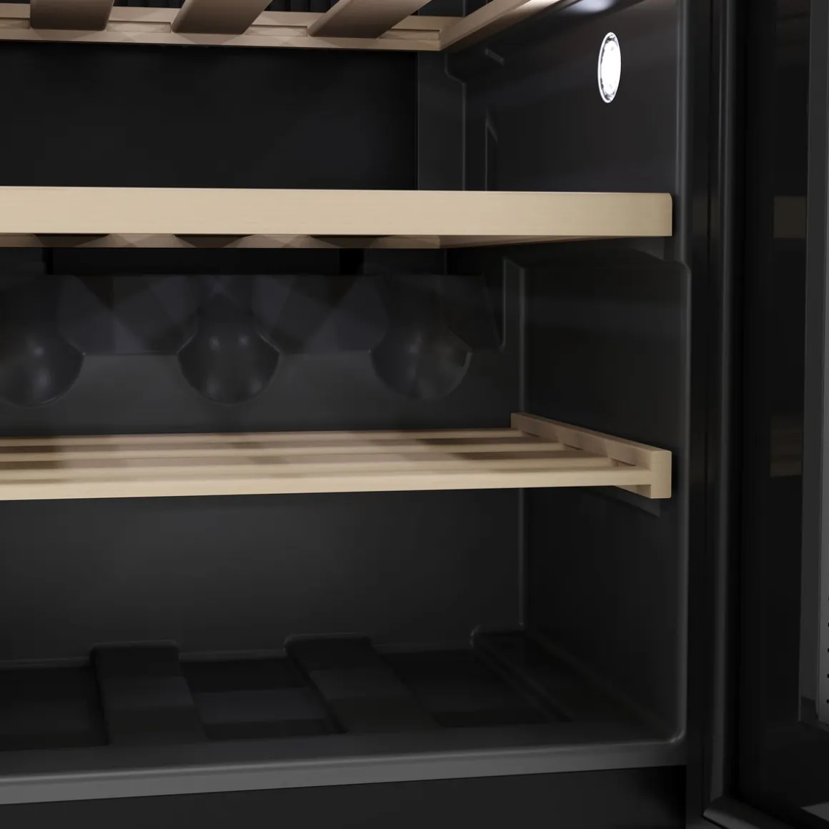 Weinkühlschrank mit Beleuchtung 34 Flaschen