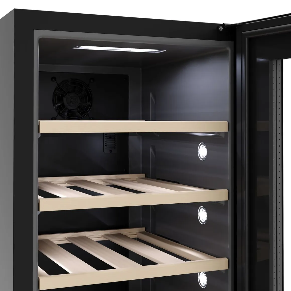 Weinkühlschrank mit Beleuchtung 34 Flaschen