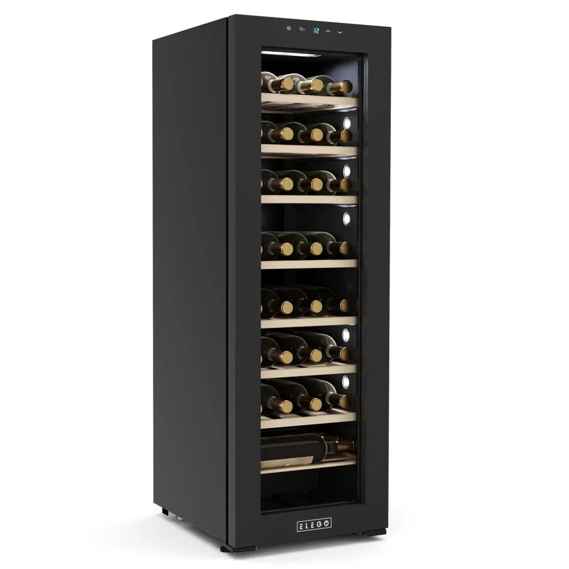 Weinkühlschrank mit Beleuchtung 34 Flaschen