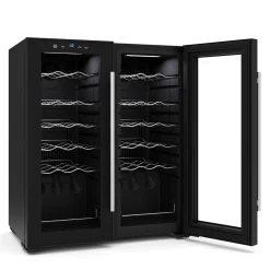 Weinkühlschrank 2 Zonen 36 Flaschen