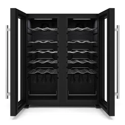 Weinkühlschrank 2 Zonen 36 Flaschen