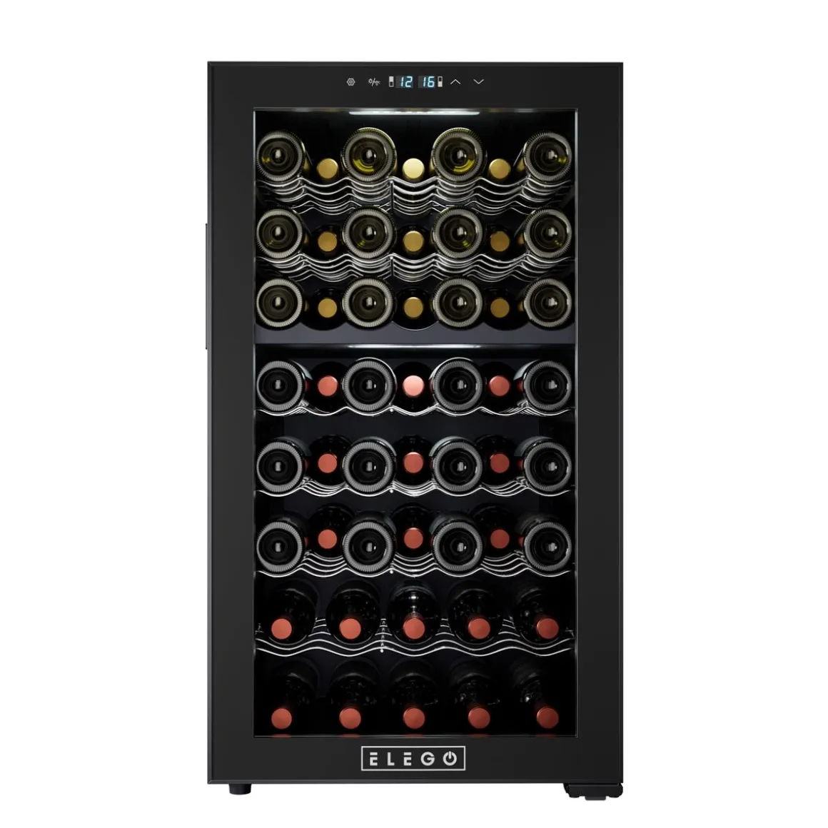 Weinkühlschrank 2 Zonen 52 Flaschen