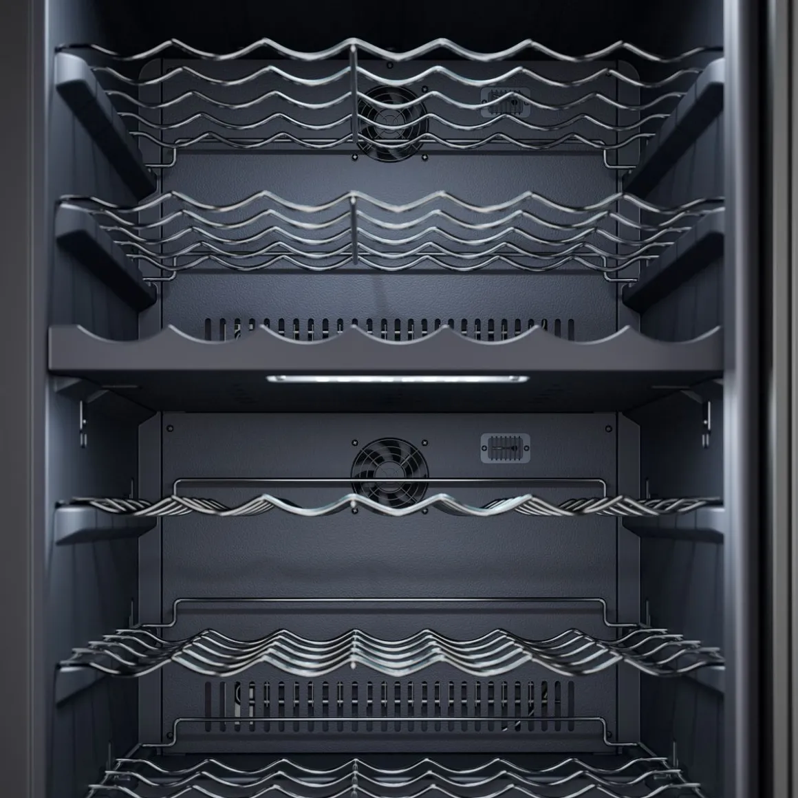 Weinkühlschrank 2 Zonen 52 Flaschen