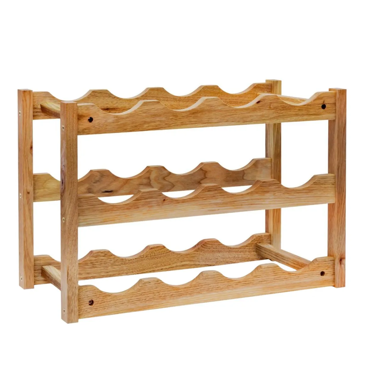 Weinregal Holz für 12 Flaschen
