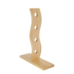 Weinregal Holz für 4 Flaschen