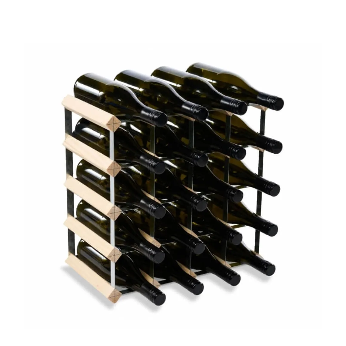 Weinregal Massivholz für 20 Flaschen