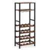 Weinregal Vintage BONITA auf Rollen für 16 Flaschen 42 x 100 cm