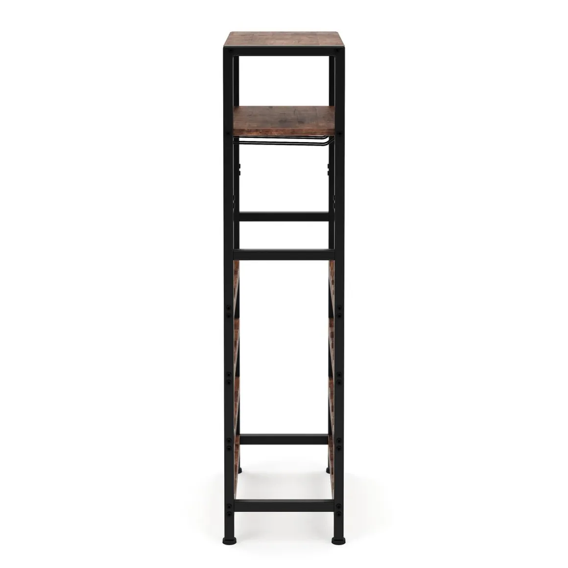 Weinregal Vintage BONITA auf Rollen für 16 Flaschen 42 x 100 cm