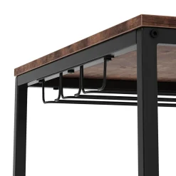 Weinregal Vintage BONITA auf Rollen für 5 Flaschen 60 x 82 cm