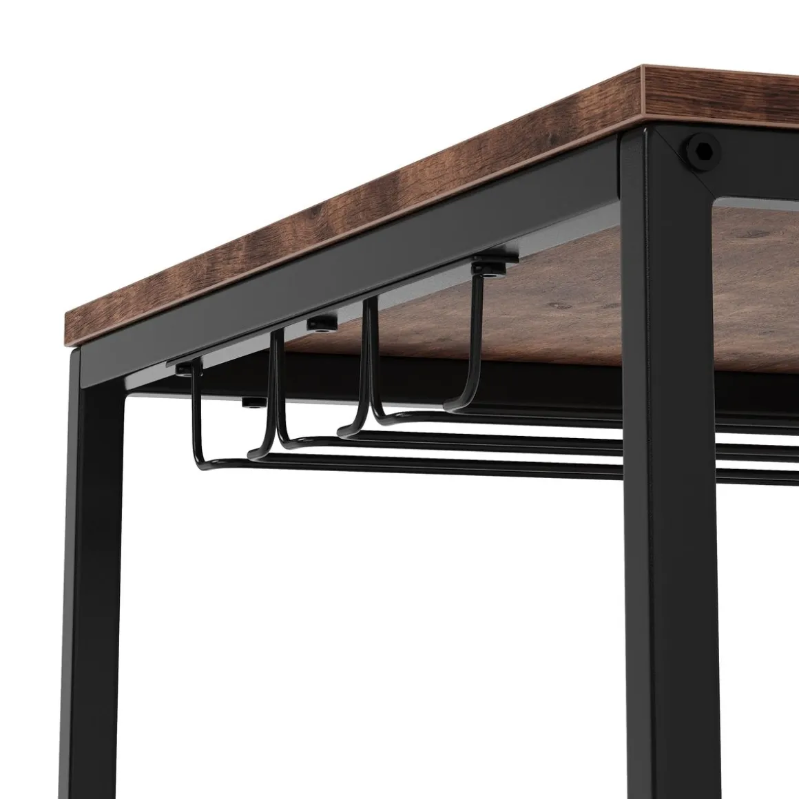 Weinregal Vintage BONITA auf Rollen für 5 Flaschen 60 x 82 cm