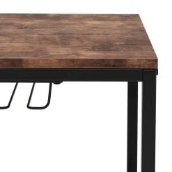 Weinregal Vintage BONITA auf Rollen für 5 Flaschen 60 x 82 cm