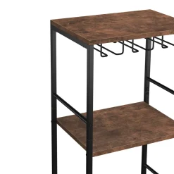 Weinregal Vintage BONITA für 16 Flaschen mit Schublade 40 x 148 cm