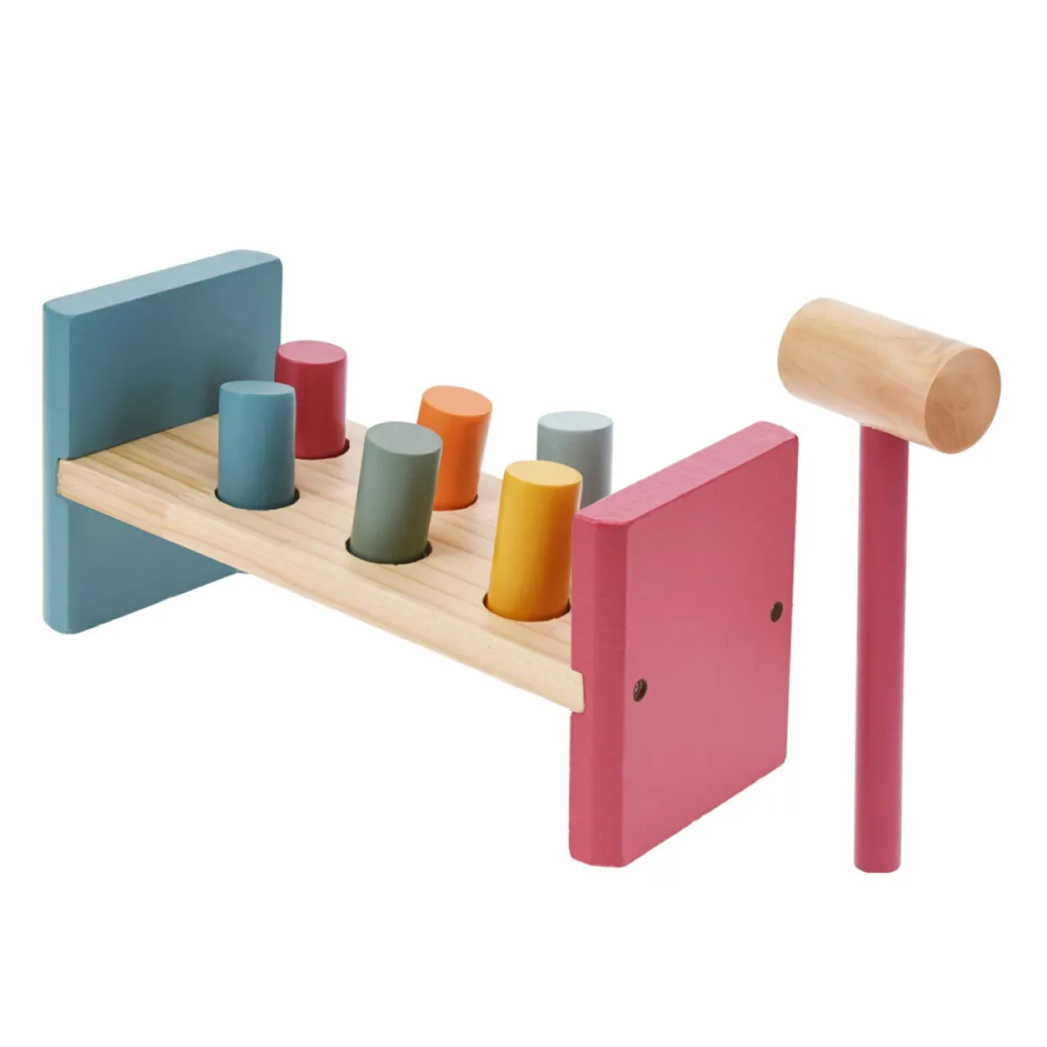 Werkbank Kinder Holz 22 x 9 cm bunt