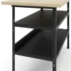 Werkbank mit 2 Ablagen 120 x 60 cm
