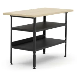 Werkbank mit 2 Ablagen 120 x 60 cm