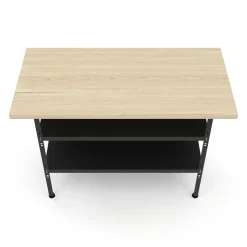 Werkbank mit 2 Ablagen 120 x 60 cm