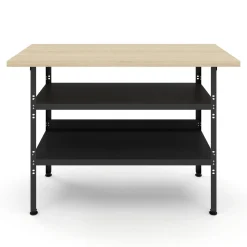 Werkbank mit 2 Ablagen 120 x 60 cm