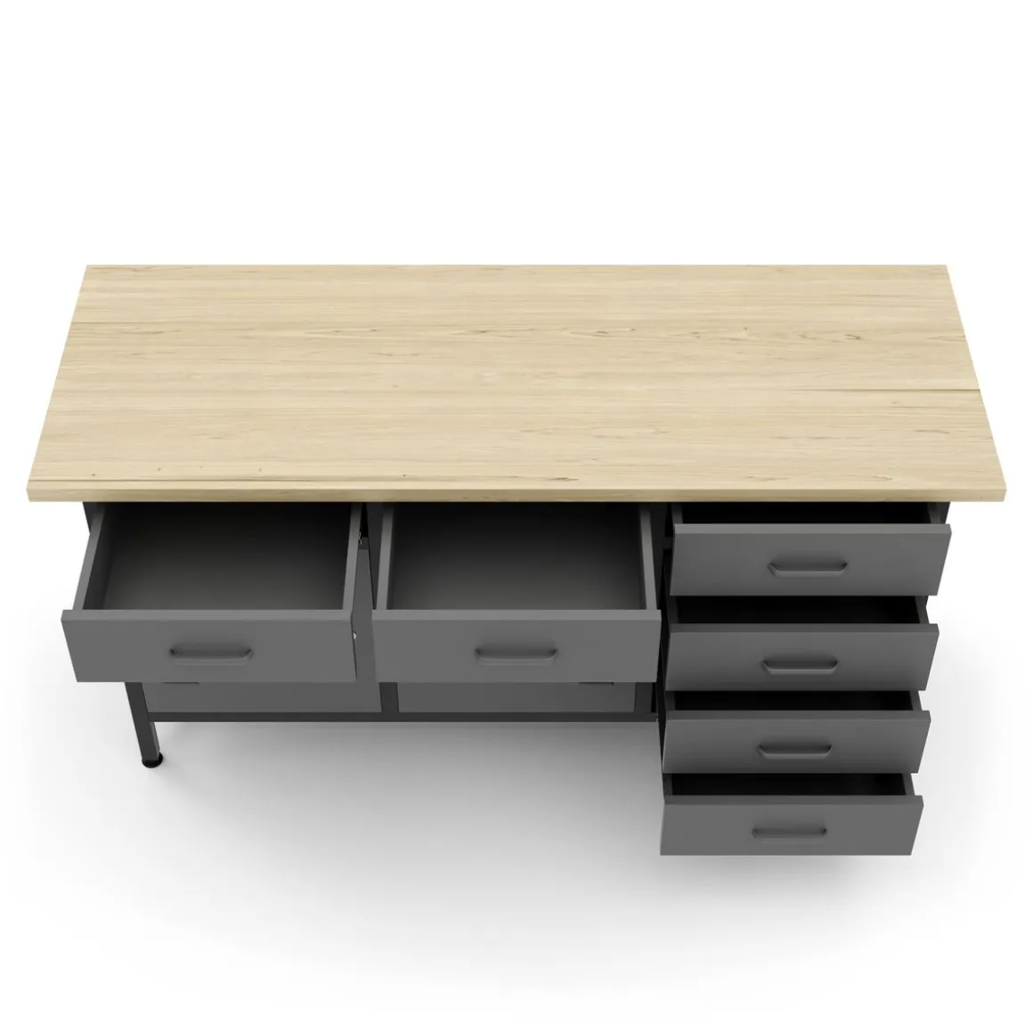 Werkbank mit Unterschrank 160 x 60 cm