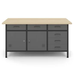 Werkbank mit Unterschrank 160 x 60 cm