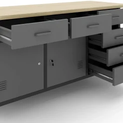 Werkbank mit Unterschrank 160 x 60 cm