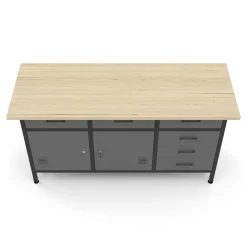 Werkbank mit Unterschrank 160 x 60 cm