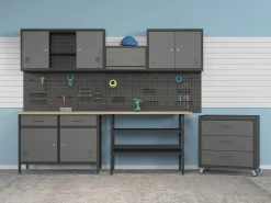 Werkbank mit Unterschrank 120 x 60 cm